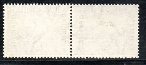 Union 1930-47 2d 'blue and violet' official umm pair - SACC15b. CV R3600 - as per scans.