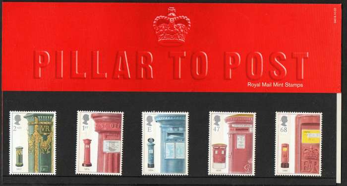 GB 2002 150th anni of 1st pillar boxes mint presentation pack no 340.