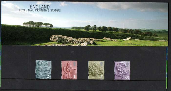 GB 2001 Regional issues (England) mint presentation pack no 54 - as per scans.