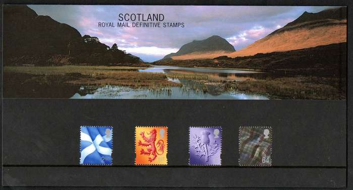 GB 1999 Regional Issues (Scotland) mint presentation pack no 45. CV GBP 9.5.