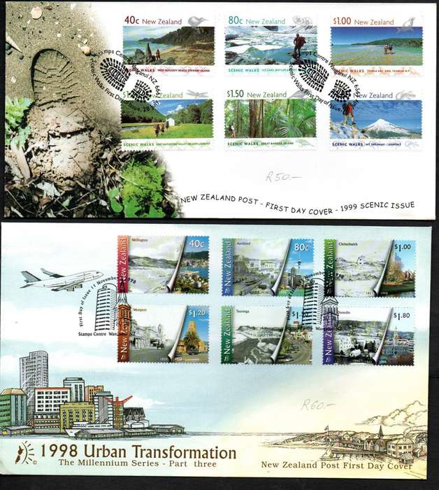 New Zealand selection of (x14) first day covers - as per scans - great lot - good value.