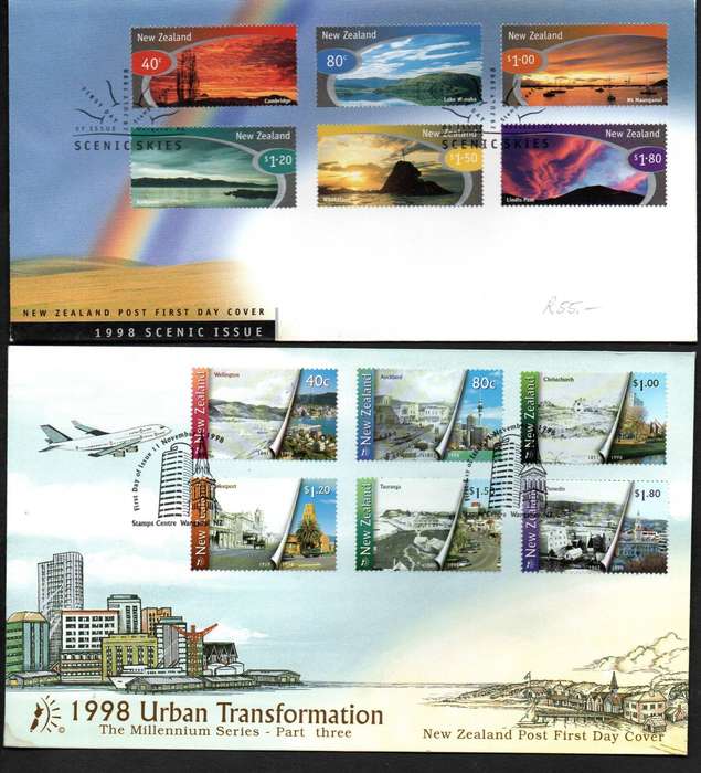 New Zealand selection of (x14) first day covers - as per scans - great lot - good value.