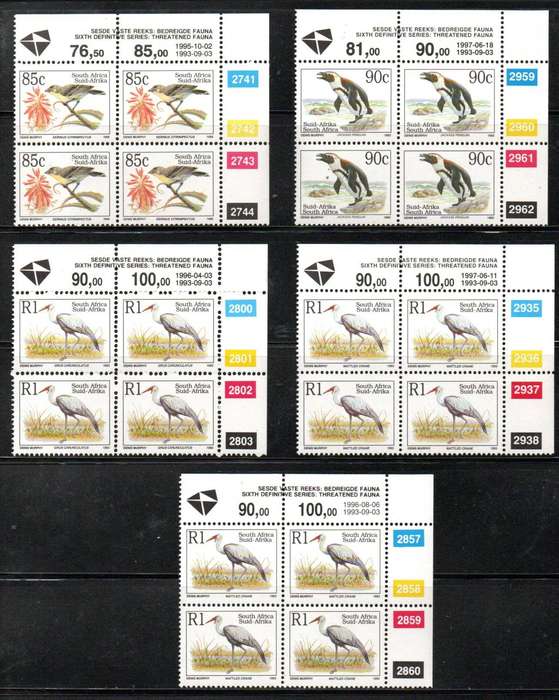 RSA selection of 6th Def control blks umm inc R20  - as per scans - good total cv.
