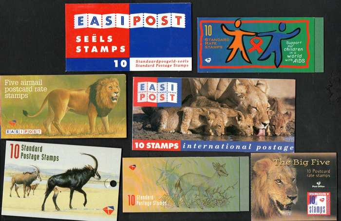 RSA selection of (x11) mint and complete booklets - as per scans - good total CV.