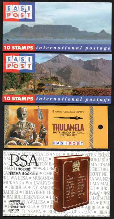 RSA selection of (x11) mint and complete booklets - as per scans - good total CV.