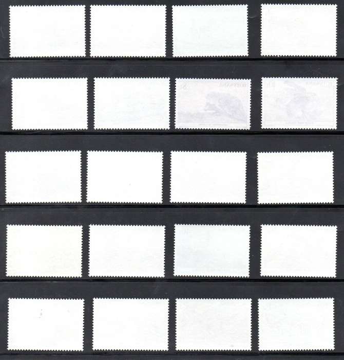 Botswana 1987 animals umm set of (x20) singles  SG619-38  CV GBP 28  lovely set.