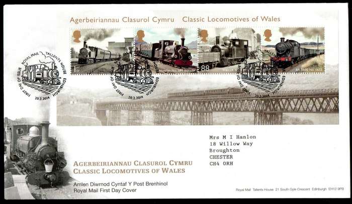 GB 2006 classic locomotives Wales first day cover (Tallents House).