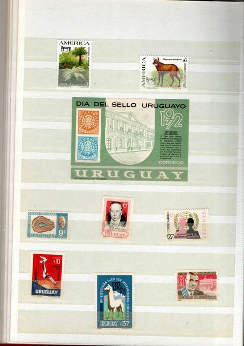 Album 2nd hand with South American accumulation - many umm sets etc (Brazil, Colombia Etc).