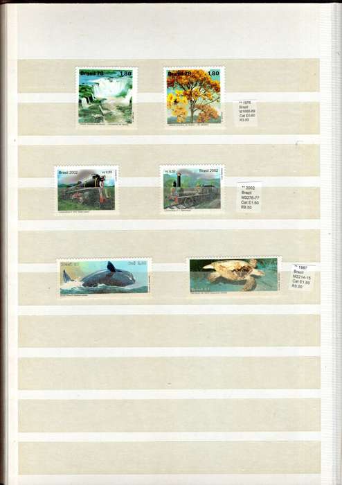 Album 2nd hand with South American accumulation - many umm sets etc (Brazil, Colombia Etc).
