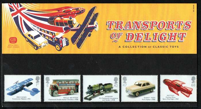GB 2003 Classic transport toys mint presentation pack no 351.