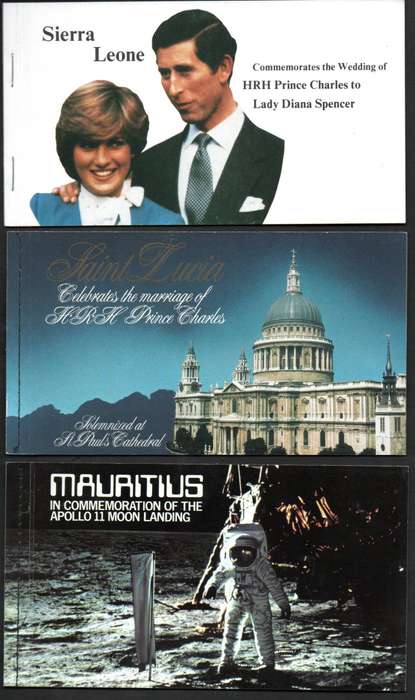 Commonwealth clearance of (x11) mint booklets (Royal Wedding etc) - as per scans.