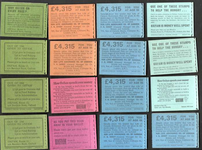 GB selection of (x36) mint/complete booklets - as per scans - good value lot.