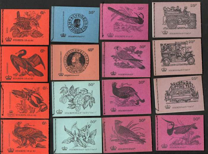 GB selection of (x36) mint/complete booklets - as per scans - good value lot.