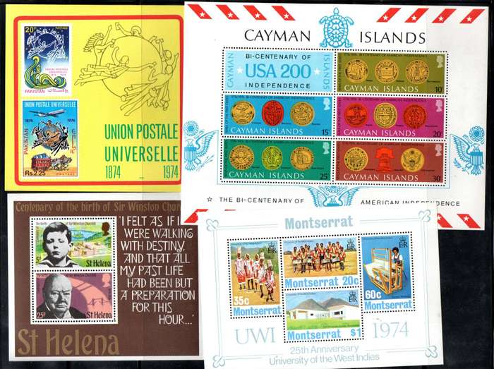 World clearance of (x40+) umm mini sheets etc - as per (x10) scans - nice thematic mix.