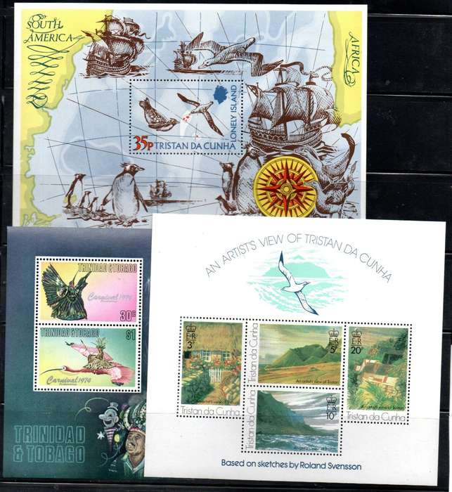World clearance of (x40+) umm mini sheets etc - as per (x10) scans - nice thematic mix.