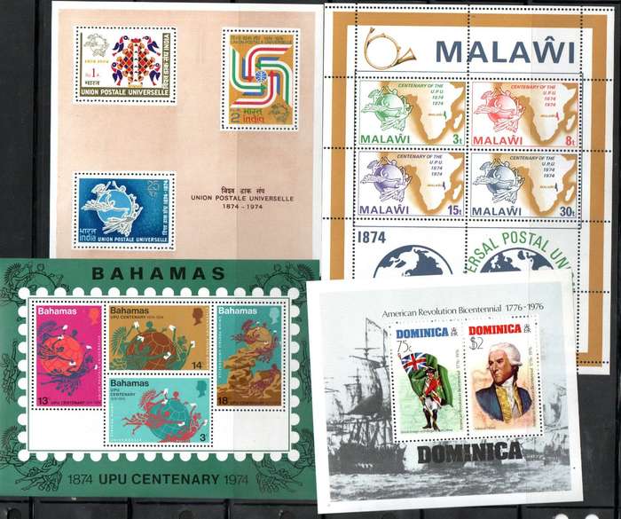 World clearance of (x40+) umm mini sheets etc - as per (x10) scans - nice thematic mix.