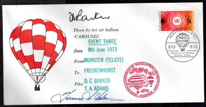 World selection of (x8) signed balloon covers - condition etc as per scans