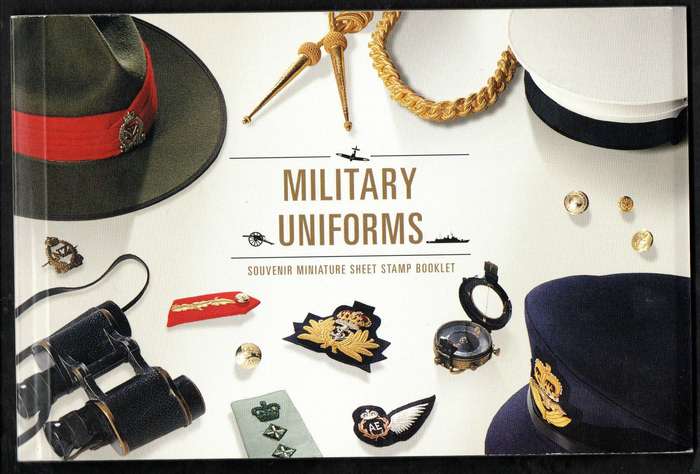 New Zealand 2003 Military Uniforms souvenir mini sheet stamp booklet  lovely item.