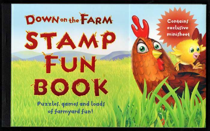 Australia 2005 'Down on The Farm' prestige booklet mint with exclusive msheet + puzzles etc  lovely