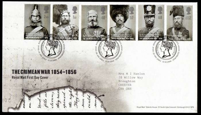 GB 2004 150th ann of the Crimean War first day cover (Tallents House).