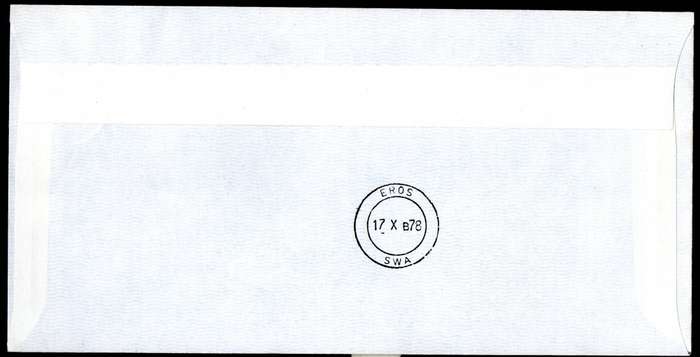 SWA/Namibia selection of (x7) flight covers/cards - as per scans.