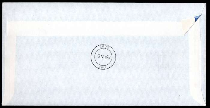 SWA/Namibia selection of (x7) flight covers/cards - as per scans.