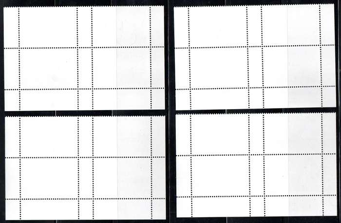 Namibia 2007 4th def issue set of (x12) gutter control blks of (x4) - SACC540-51 - CV R1506.