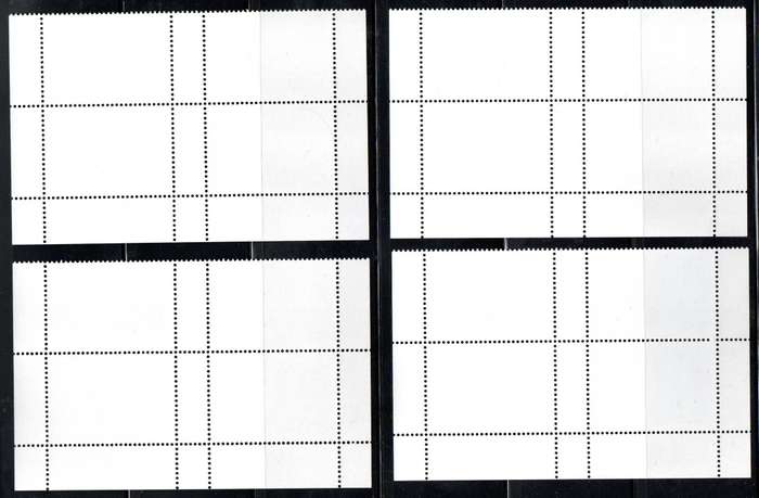 Namibia 2007 4th def issue set of (x12) gutter control blks of (x4) - SACC540-51 - CV R1506.