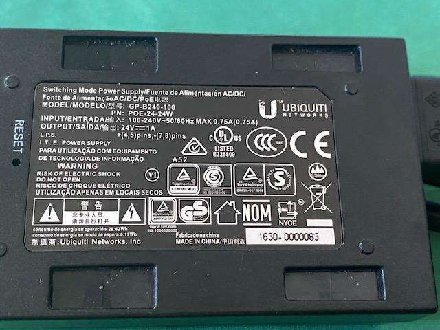 SWITCHING MODE POWER SUPPLY UBIGUITI MODEL GP-249 - 100