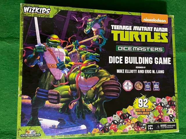 NINJA TURTLE DICE BUILDING BOARDGAME