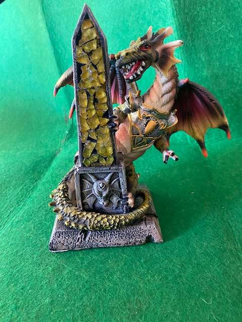 CERAMIC FANTASY DRAGON ORNAMENT