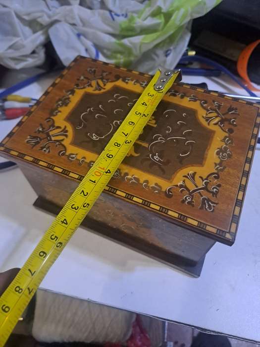 Vintage cigarette dispenser wooden decorative box