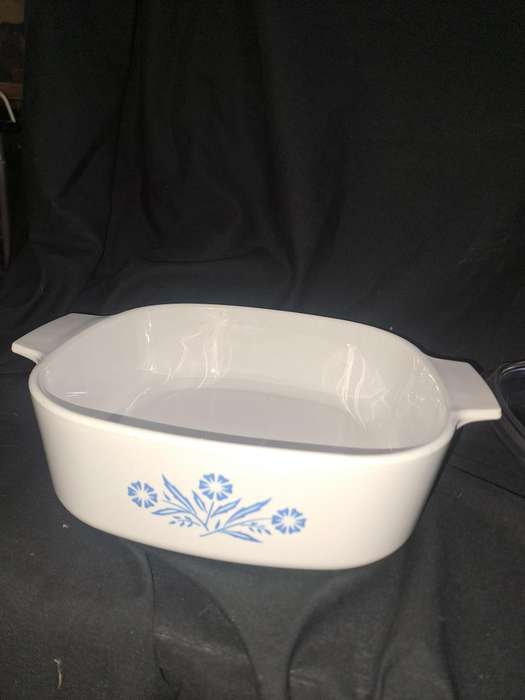 Vintage corning ware bule cornflower