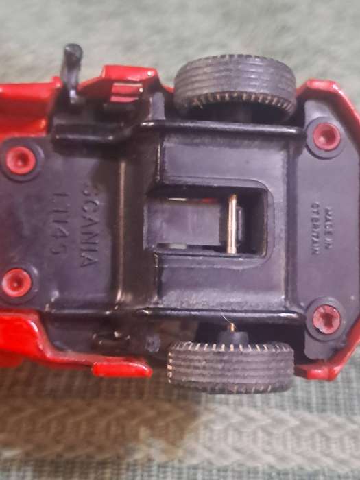 Corgi Juniors red scania truck