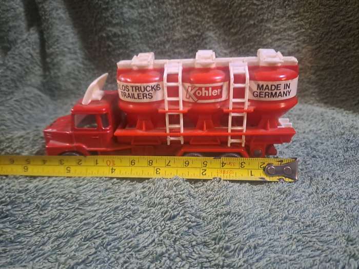 Corgi Juniors red scania truck