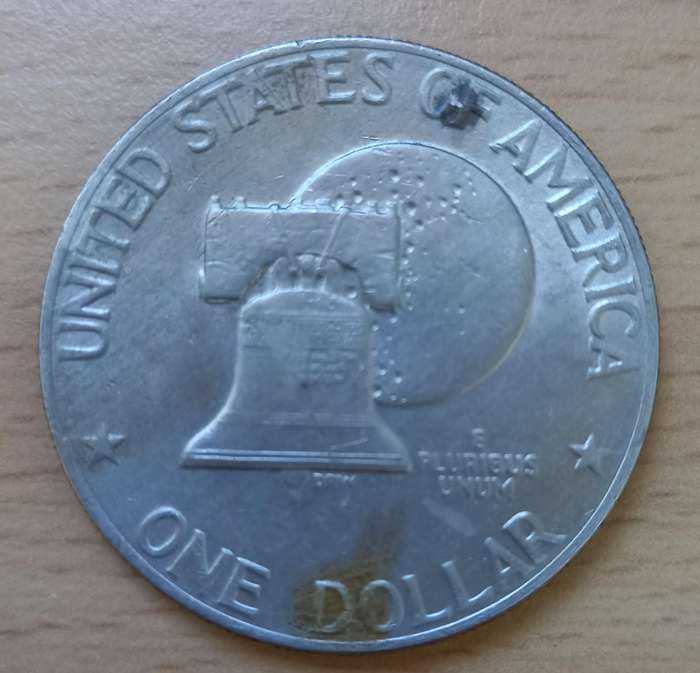 USA Eisenhower dollar 1976 (x2) Type 2