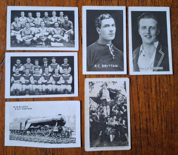 Lot of six antique collectible photo cards