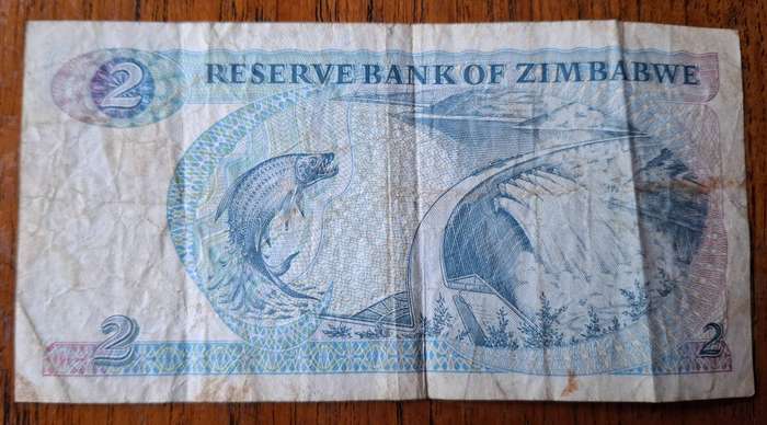 Zimbabwe $2 1994 & $20 1993, some tears