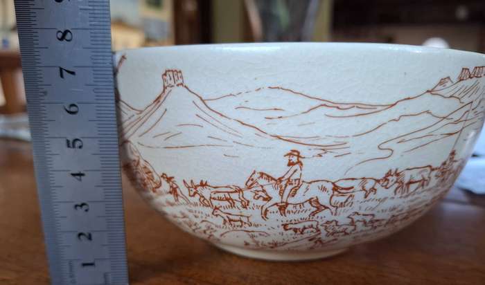 Voortrekker 159th Anniversary of Groot Trek 1838-1988 medium-size bowl, excellent condition