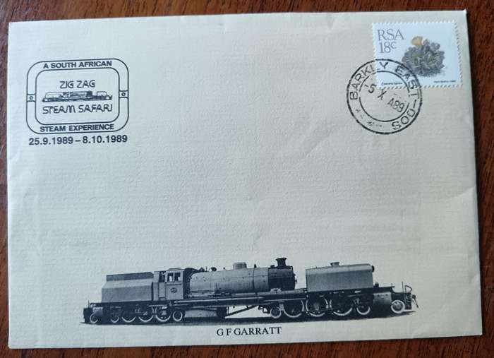 RSA 1989 Zig Zag Steam Safari Railways cover