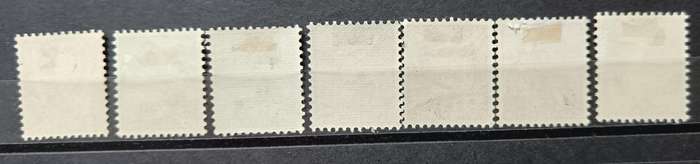 Switzerland 1936 part set MH landscapes, incl. 20c