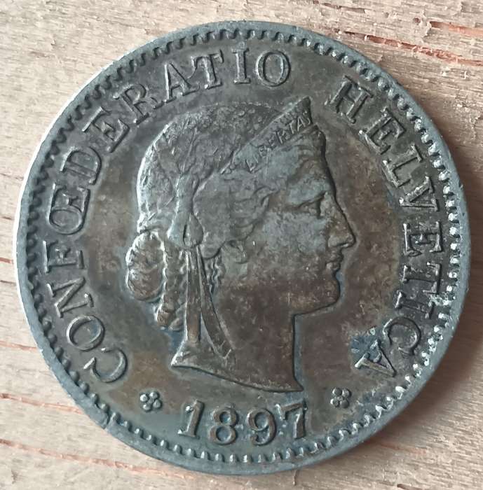 Switzerland 5 Rappen 1897 low mintage