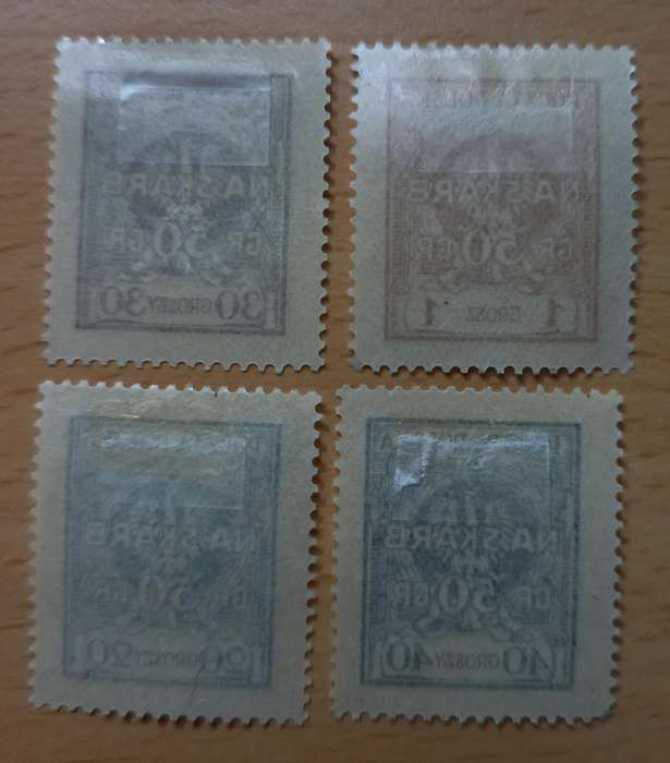 1925 Poland State Treasury full set of 11 MH stamps