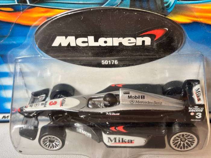 McLaren Formula 1 2001 #3 - Mika Häkkinen (Rare Hot Wheels unopened 1:64)