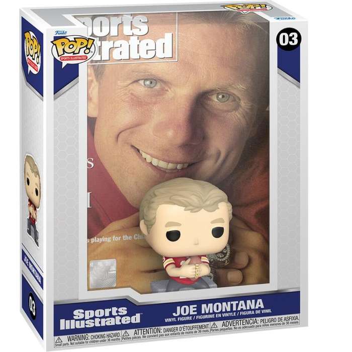 Funko POP! SLAM COVER NFL JOE MONTANA VIN FIG