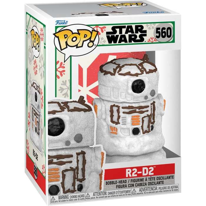 POP STAR WARS HOLIDAY R2-D2 SNOWMAN VIN FIG  VIN FIG