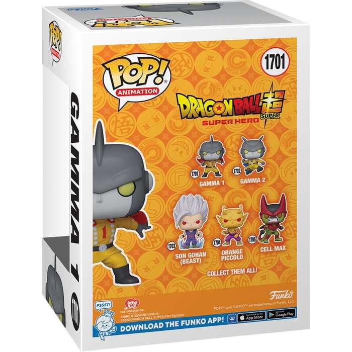 Funko POP! ANIMATION DRAGONBALL SUPER SUPERHERO GAMMA 1 VIN FIG