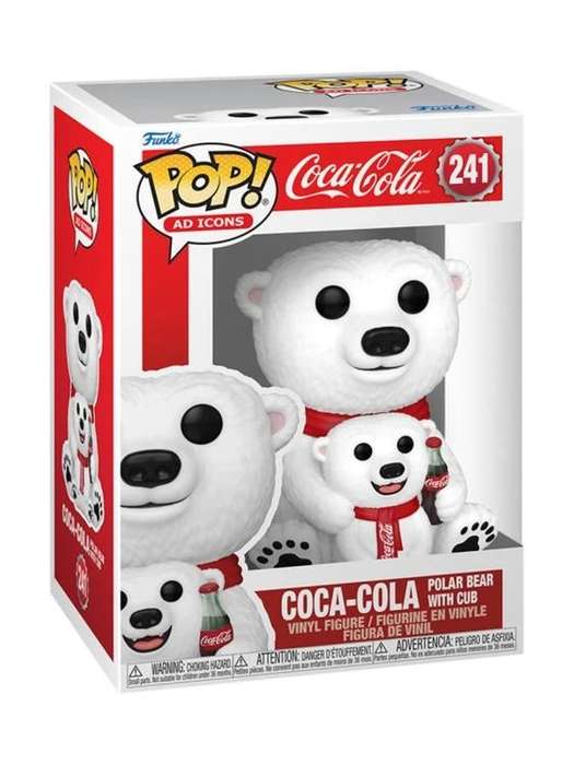 Funko POP! & BUDDY COCACOLA BEAR & CUB VIN FIG