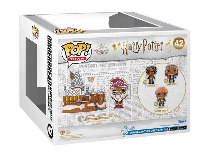 Funko POP! TOWN HARRY POTTER DUMBLEDORE & HOGWARTS VIN FIG