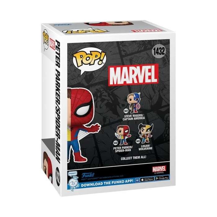 Funko POP! MARVEL SPLIT SPIDER-MAN/PETER PARKER VIN FIG